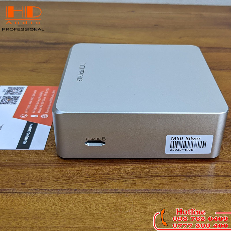 Musicsever Topping M50 - Hỗ Trợ DSD 256 - Đầu Ra USB/ IIS/ Cổng Quang/ Đồng Trục Tặng kèm USB 32Gb- Hàng Chính hãng