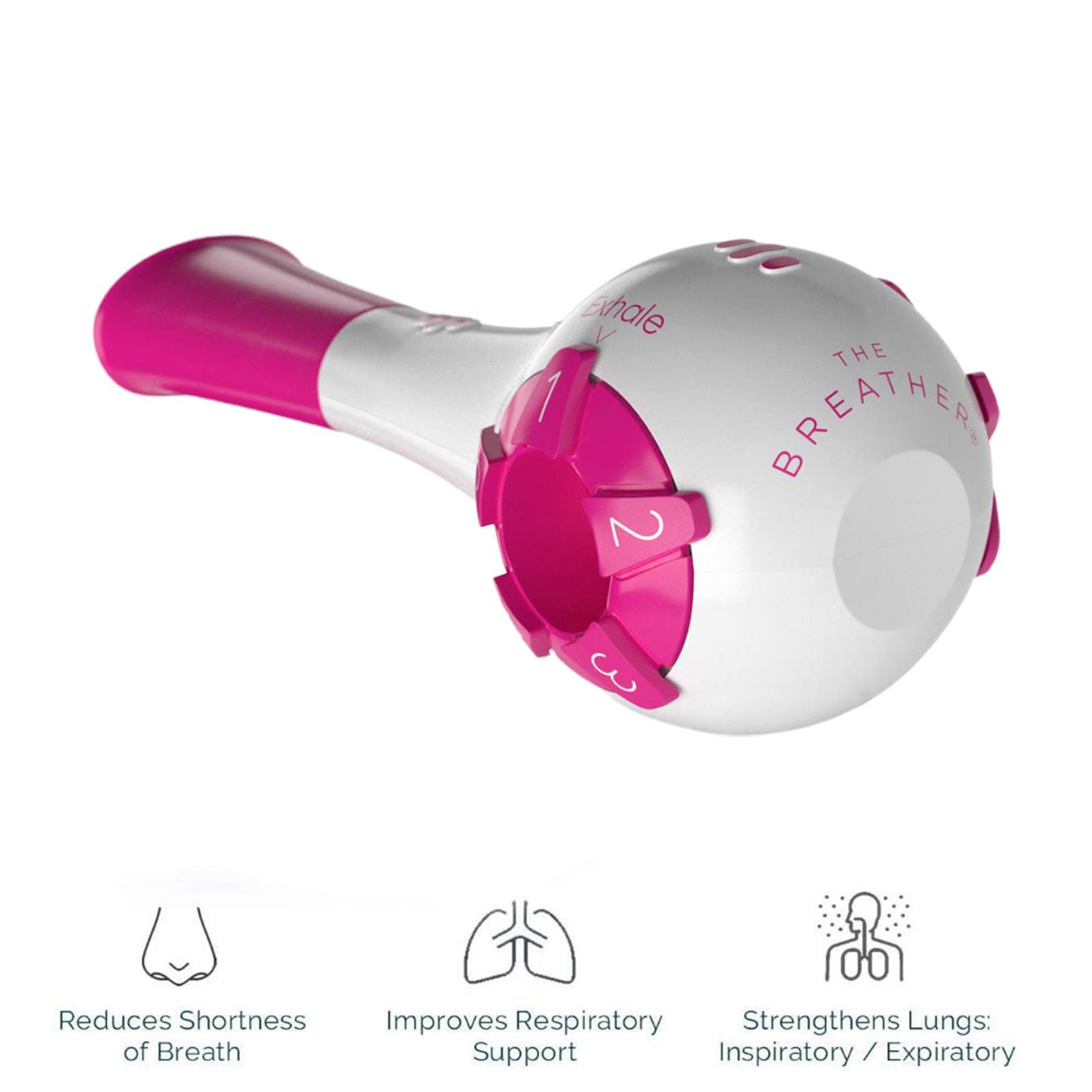 Lung Exercise Device Exerciser Natural Breathing Trainer Adjustable