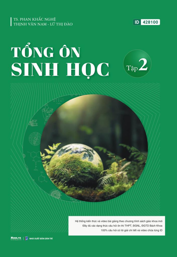 Sách - Tổng Ôn Sinh Học - Tập 1 + 2 (Moon)