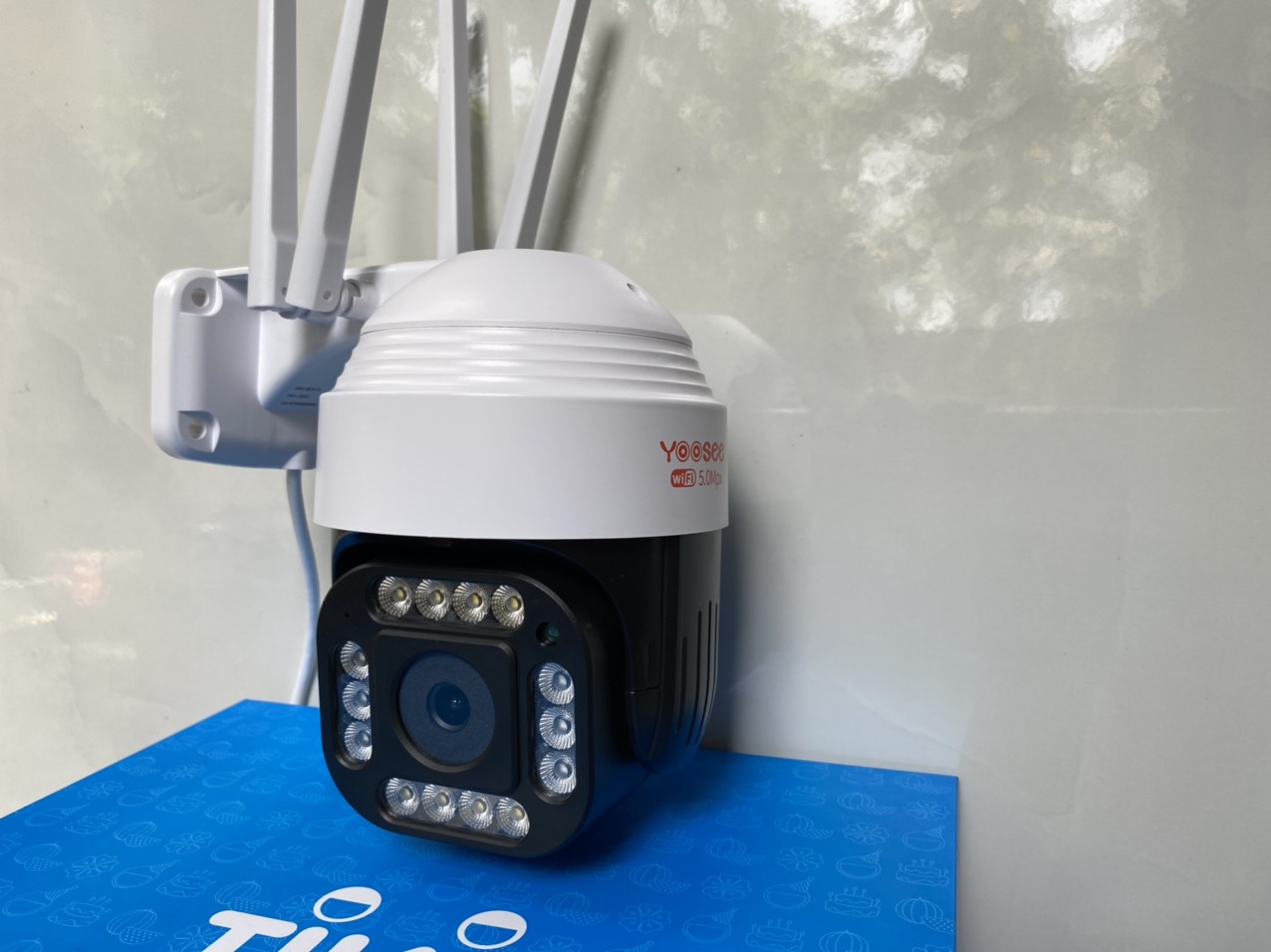 CAMERA WIFI "YOOSEE" 4 râu 14 LED 5.0 MPX CỰC SÁNG. CẢNH BÁO CHỐNG TRỘM - Hàng chính hãng