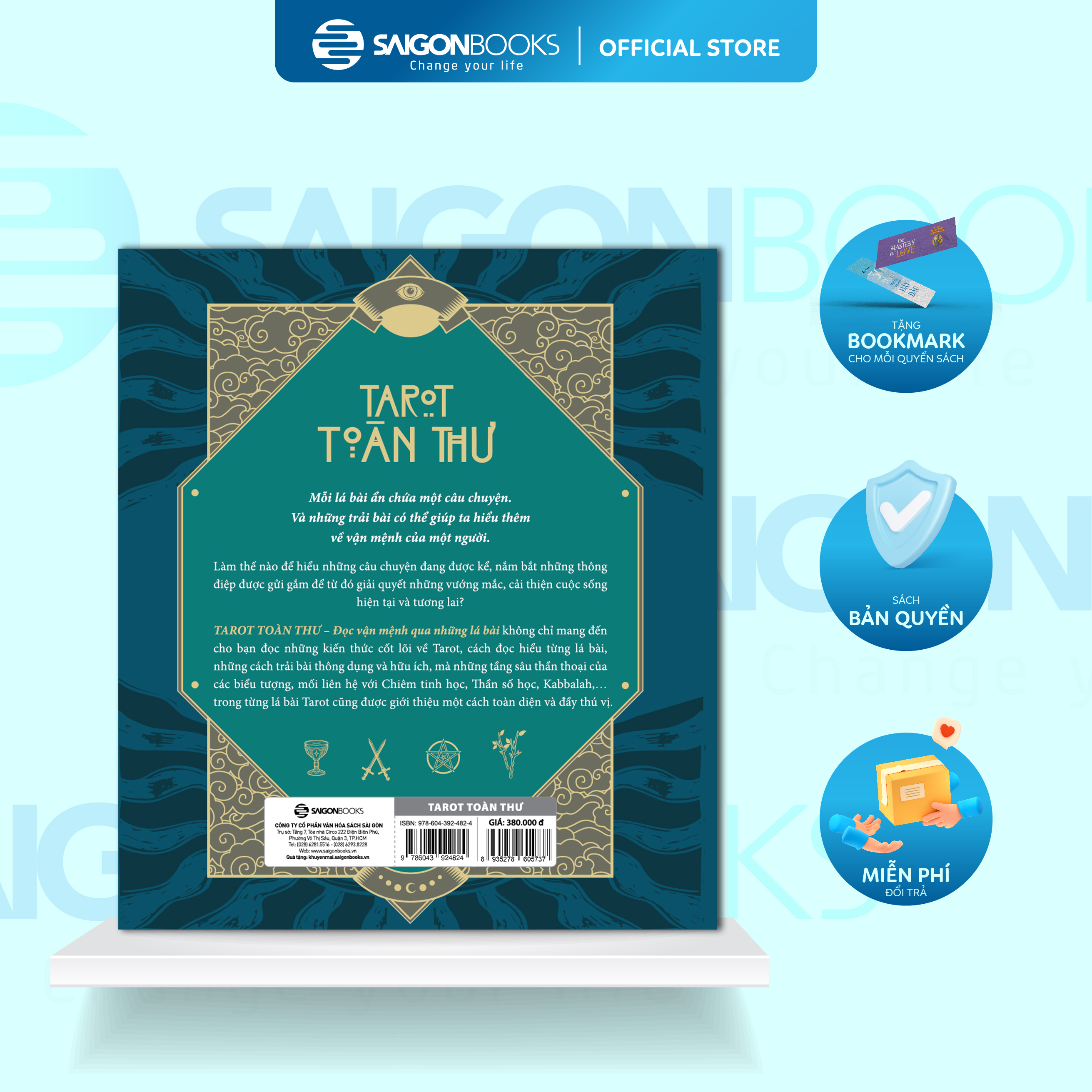 Sách Tarot Toàn Thư - Đọc Vận Mệnh Qua Những Lá Bài