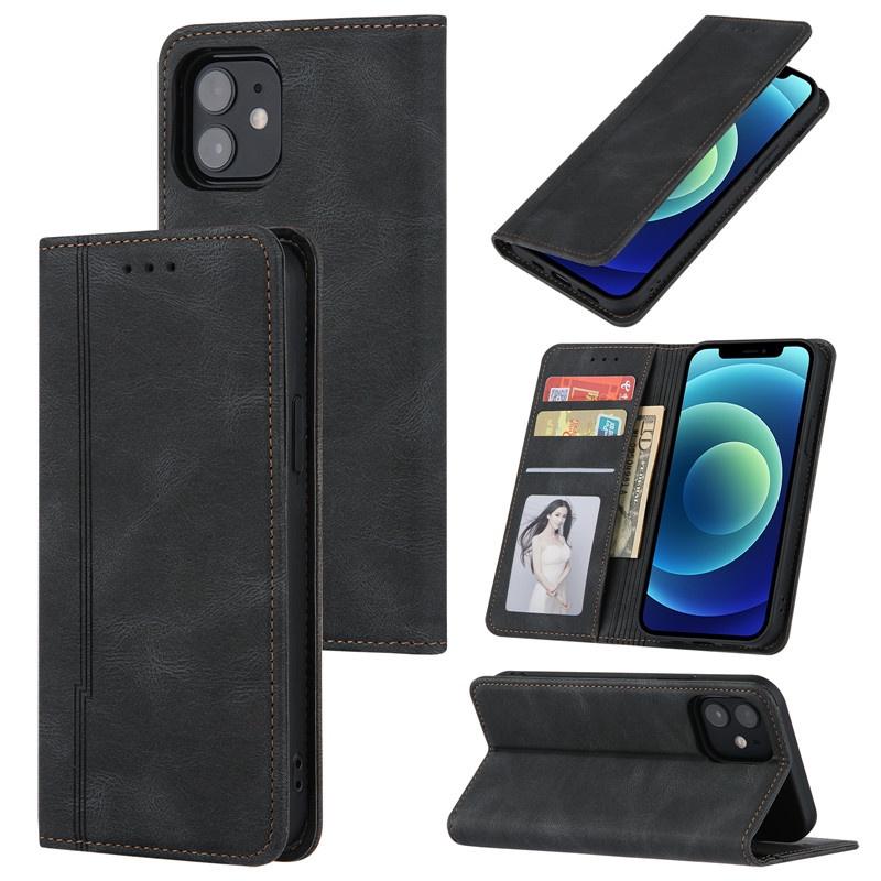Apple Bao Da Điện Thoại Nắp Gập Từ Tính Chống Rơi Cho Iphone 11 12 Pro Max Ốp