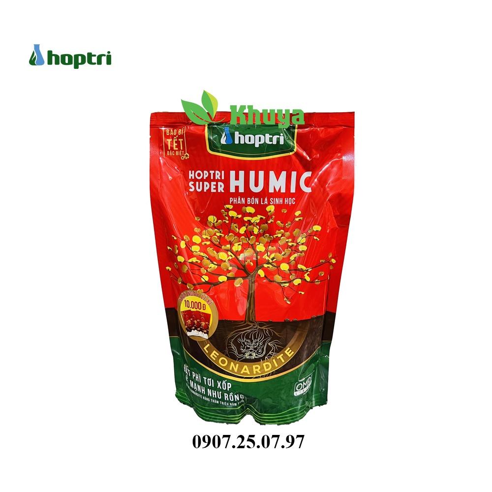 Phân bón lá sinh học Hợp Trí Super Humic 1kg dạng Bột - Mẫu Lì Xì