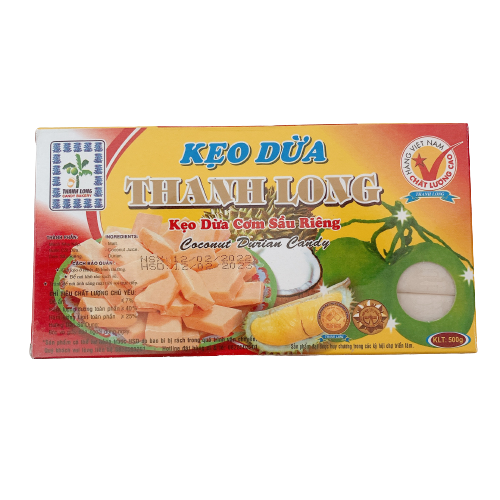 Kẹo Dừa Sầu Riêng - Hộp 500gr