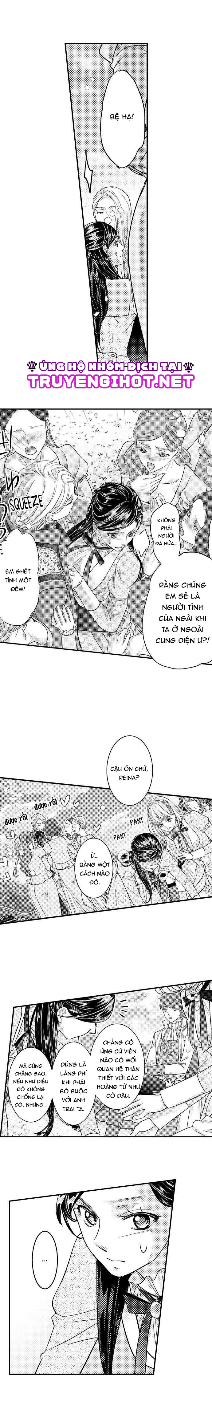 chuyển sinh vào thế giới khác ~ nếu muốn trở thành nữ hoàng hãy tìm cách để được hoàng đế sủng ái vào ban đêm chapter 31.3 1