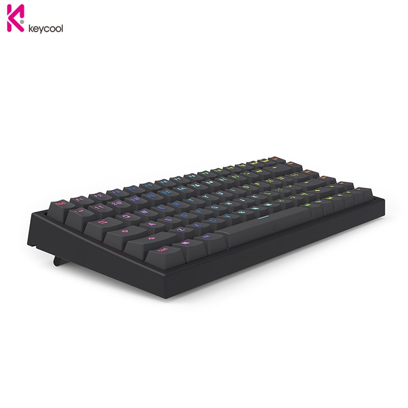 Bàn phím cơ Keyool KC84 B12-C RGB BLACKLIT BLUETOOTH - Hàng chính hãng