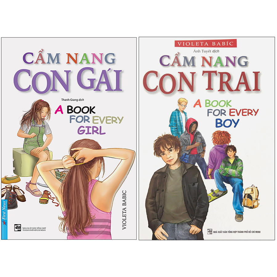 Combo 2 Cuốn Sách: Cẩm Nang Con Trai + Cẩm Nang Con Gái