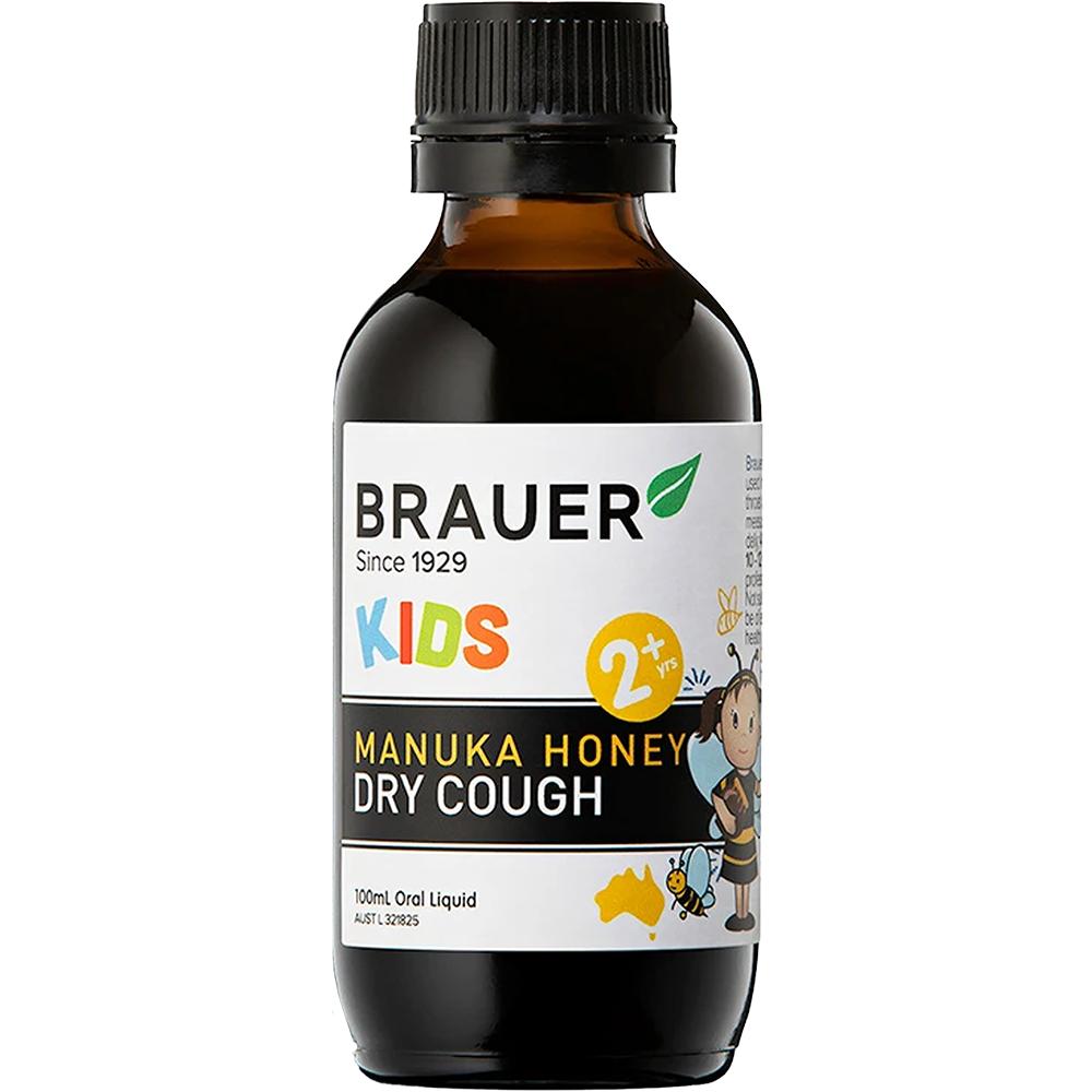Brauer Dry Cough Giảm Ho Khan Dạng Lỏng Cho Bé Trên 2 Tuổi.