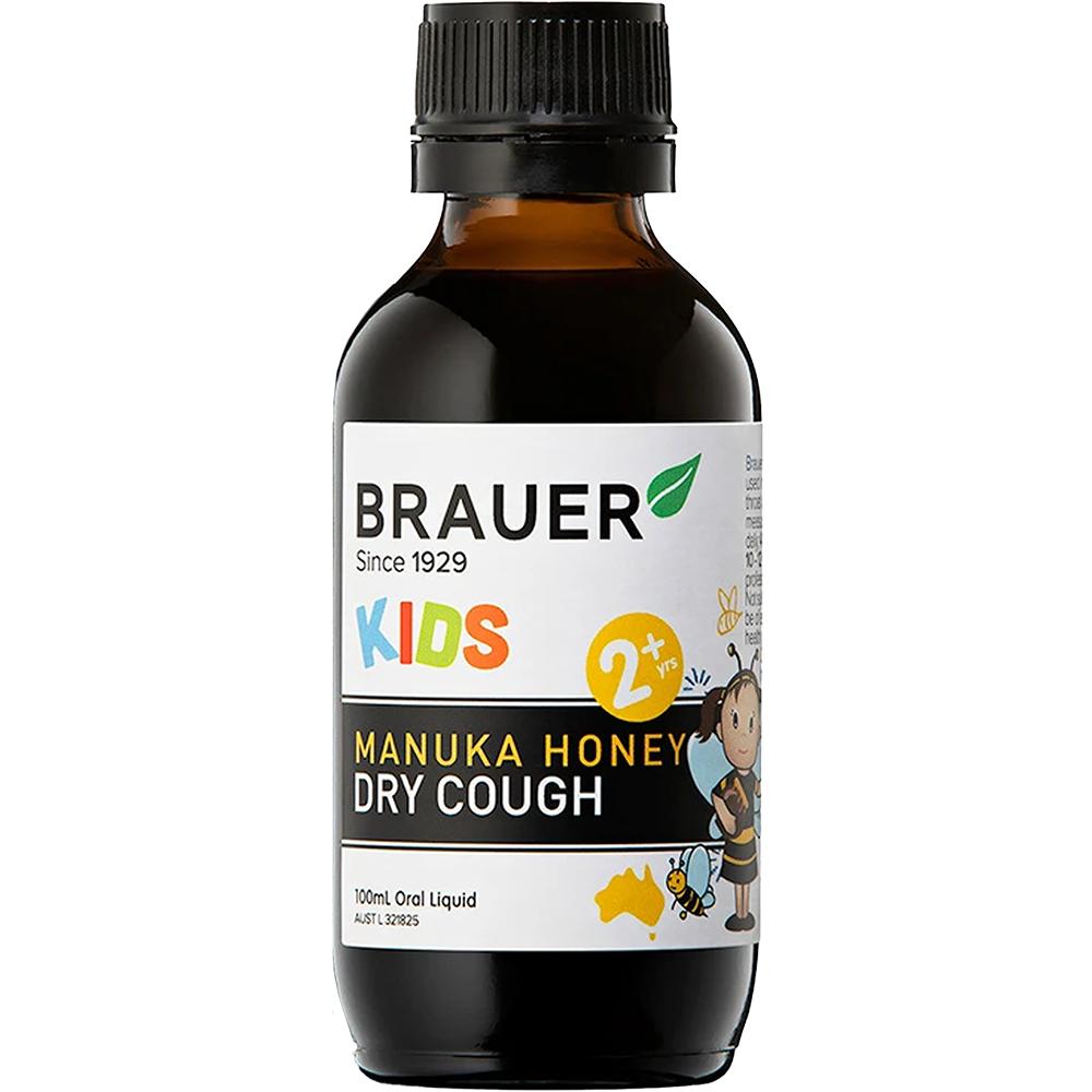 Brauer Dry Cough Giảm Ho Khan Dạng Lỏng ( 100 Ml ) Cho Bé Trên 2 Tuổi.