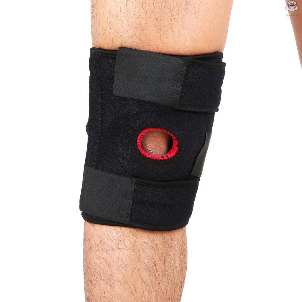 Kneepad Knee Protector with EVA Pad and Spring Fitness Soft Breathable Knee Guards Elastic Knee Brace Knee Support for Volleyball Football Dance Yoga Tennis Running Cycling Mountaineering Single