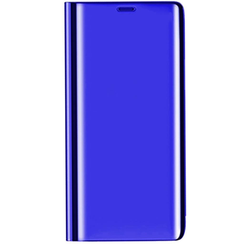 Smart Phone Slim Clear Mirror Plating Flip Case Protection with Stand, Compatible for Apple iPhone X