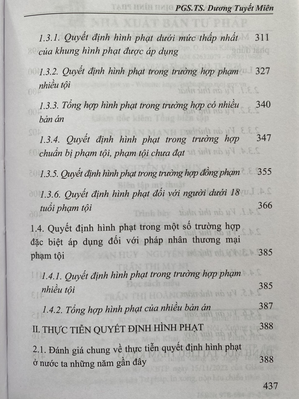 Định Tội Danh và Quyết Định Hình Phạt