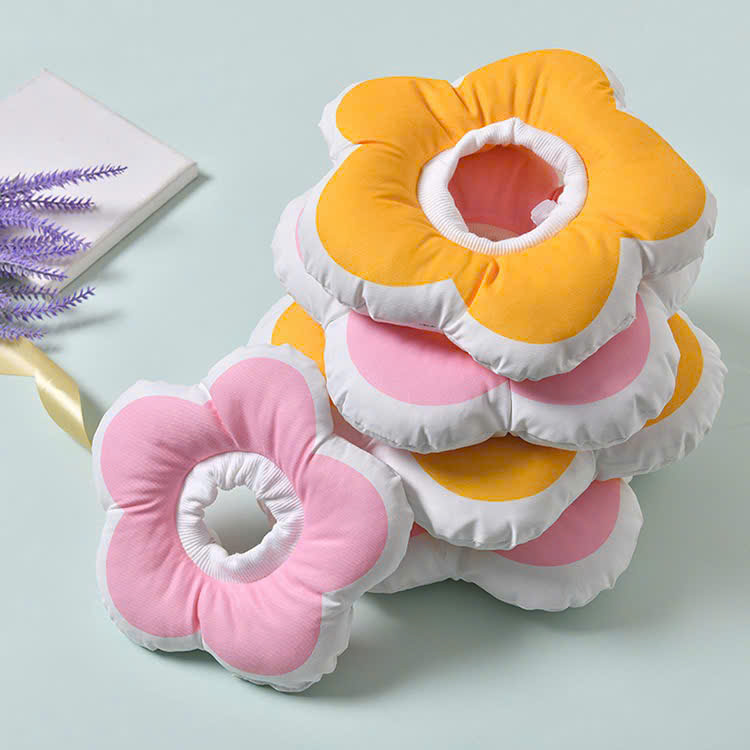 VÒNG CỔ THÚ CƯNG VÒNG CỔ LOA CHỐNG LIẾM CHO THỎ CHÓ MÈO BÔNG HOA DỄ THƯƠNG TỪ 0.5-5.5KG MÃ 10 CHO CHÓ MÈO THỎ
