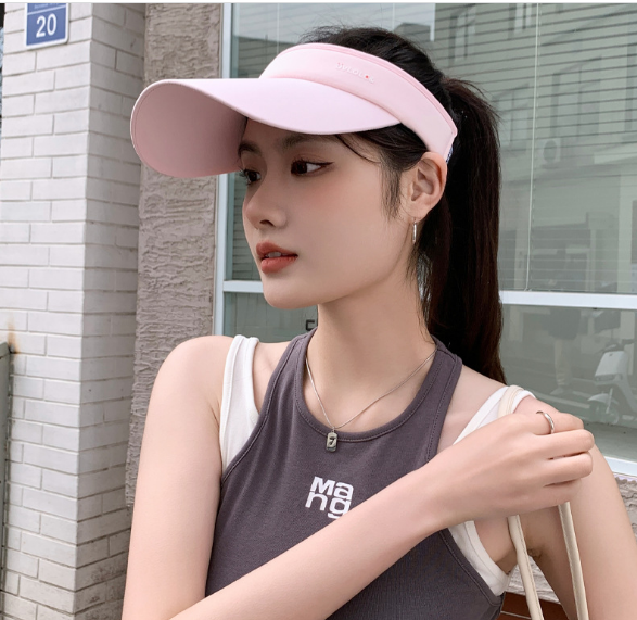 Mũ nón lưỡi trai nửa đầu phong cách Hàn mới, nón nửa đầu nữ thể thao cao cấp
