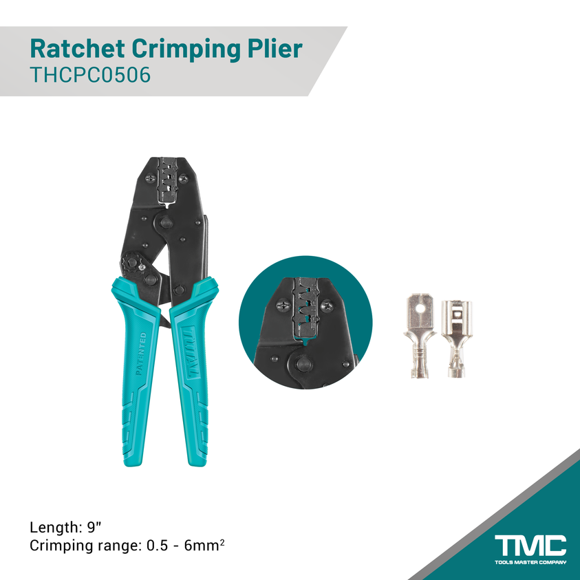 KÌM BẤM COS ĐẦU DÂY KHÔNG CÁCH ĐIỆN AWG20-10 TOTAL THCPC0506 - HÀNG CHÍNH HÃNG