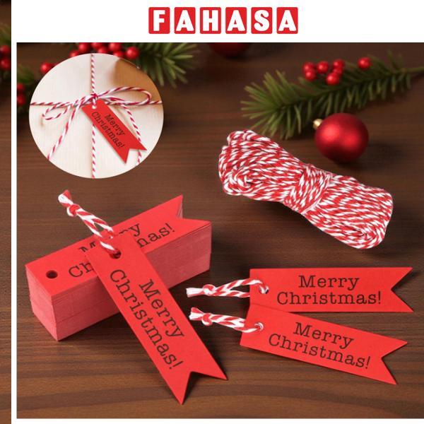 Bộ 10 Tag Giáng Sinh Đuôi Cá Kèm Dây - Vinacraft