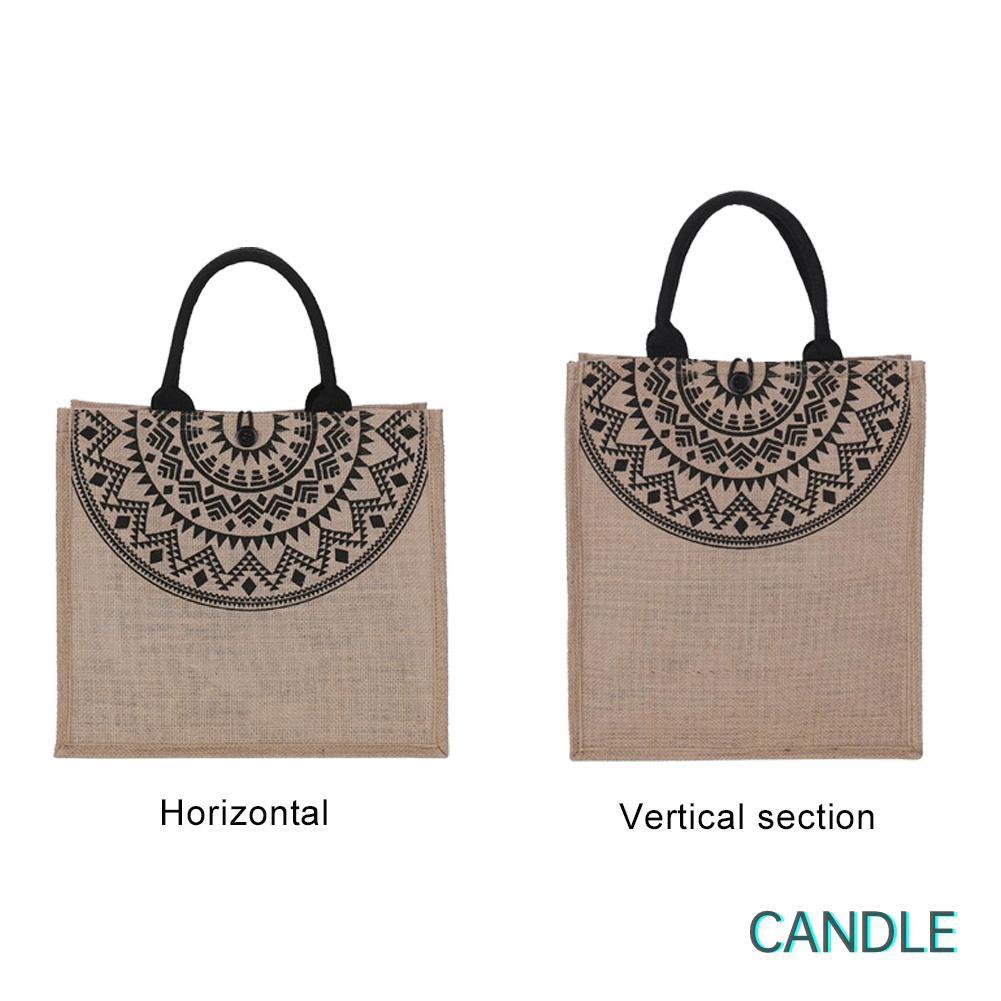 Túi Xách Vải Lanh Cotton Phong Cách Dân Tộc