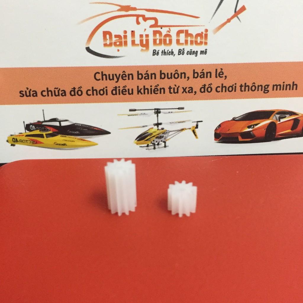 Bánh răng nhựa 10 răng lỗ trục 2 mm dùng để nối trục động cơ trục ô tô