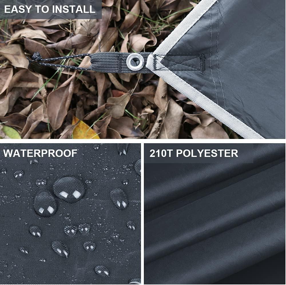 Bạt che nắng mưa, bạt cắm trại 3x3 mét, bạt nhẹ di động chống tia UV, ripstop, bạt chống thấm leo núi, hoạt động ngoài trời