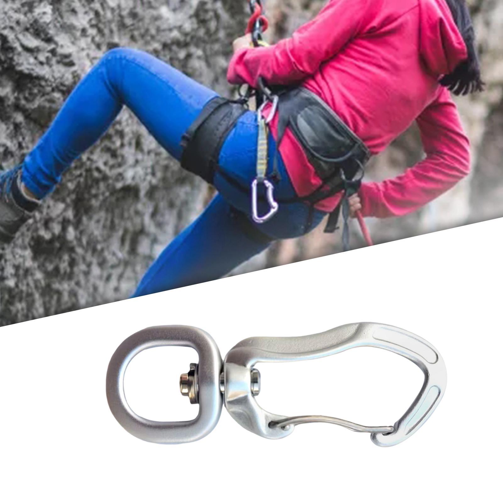 Swivel Carabiner Clip Aluminium Carabiner for Key Chain Hiking Sports Boat Anchor Rope