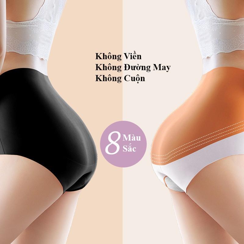 Quần Lót Đúc Su Cạp Cao Ép Viền Sau Chống Hằn Vòng 3 Xuất Nhật