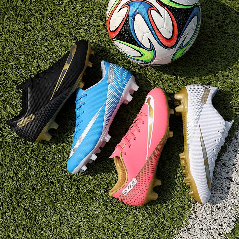 LSYAAAAA giày bóng đá cho người lớn trẻ em TF/FG bóng đá đào tạo khởi động thời trang nhẹ giày thể thao kích thước 32-47