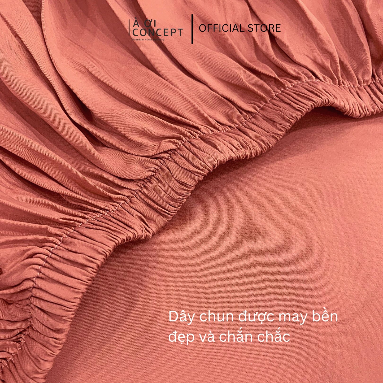 Ga Giường lụa Tencel 60s 1m2 x 2m màu trơn bo chun Cao Cấp À Ơi Concept không xù lông trơn mượt thoáng mát Home Bedding