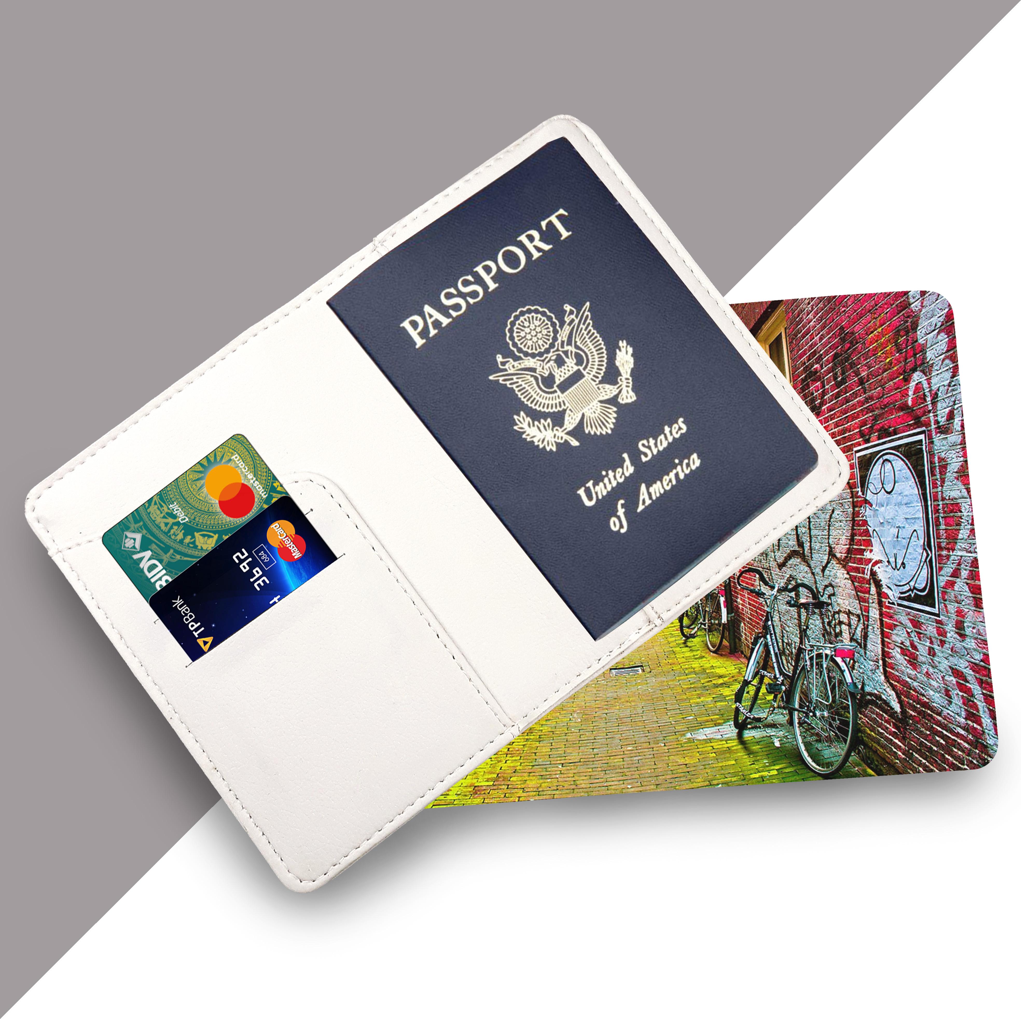 Ví Passport Nghệ Thuật GRAFFITI - Bao Da Hộ Chiếu Du Lịch Stormbreaker - PPT111