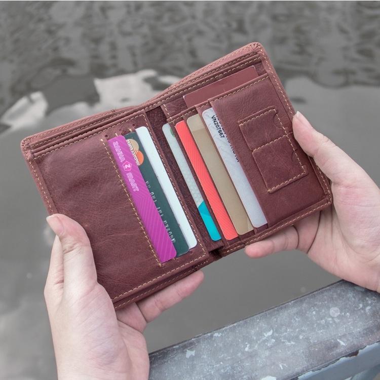 Ví da đứng Laffy Handcrafted Wallet HAVIAS