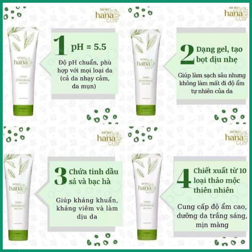 (DẠNG GÓI) Sữa Rửa Mặt Thảo Dược RIORI Herbal Cleanser 1,5g