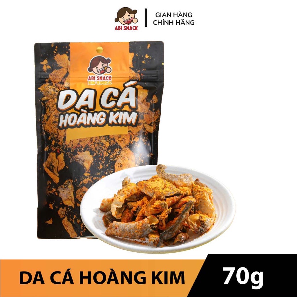 Da Cá Hoàng Kim - Da Cá Trứng Muối ABI SNACK