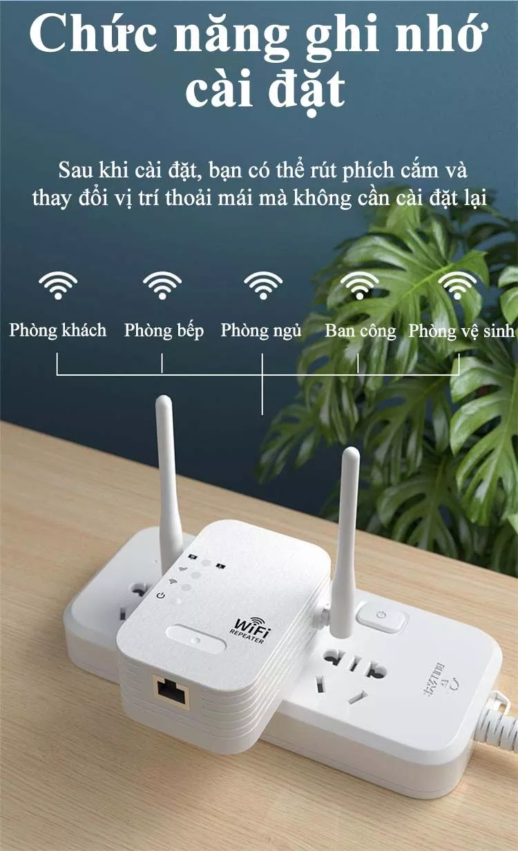 Bộ Kích Sóng Wifi Cao Cấp Twifi 4 Râu Râu Cực Mạnh, Tăng Sóng Wifi Tốc Độ Cao 300Mbps Sử Dụng Siêu Mượt, Kích Wifi Siêu Khỏe, Truyền Sóng Nhanh Ổn Định Có Ăng Ten Chỉnh Được Góc