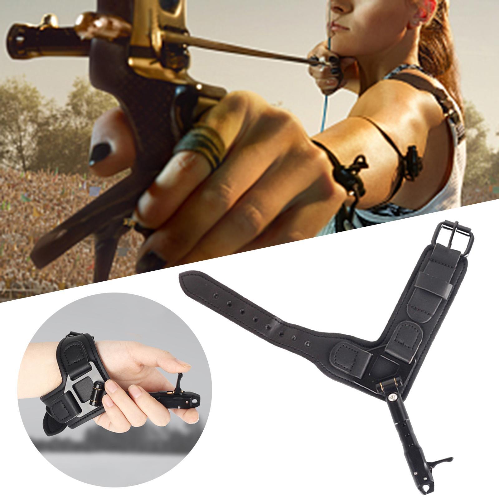 Adjustable  Release Aid Wrist Strap Fittings Auxiliary Parts Rotatable for Compound Bow