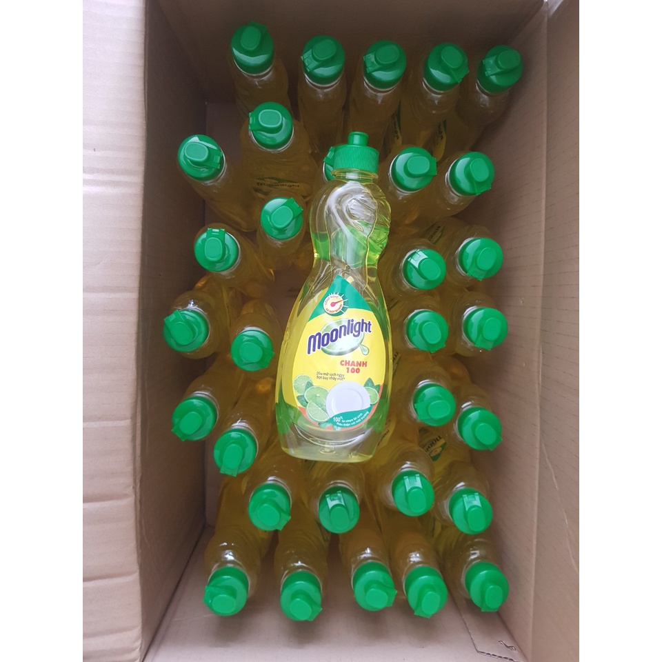 Nước rửa chén Moonlight hương chanh dịu nhẹ với da tay