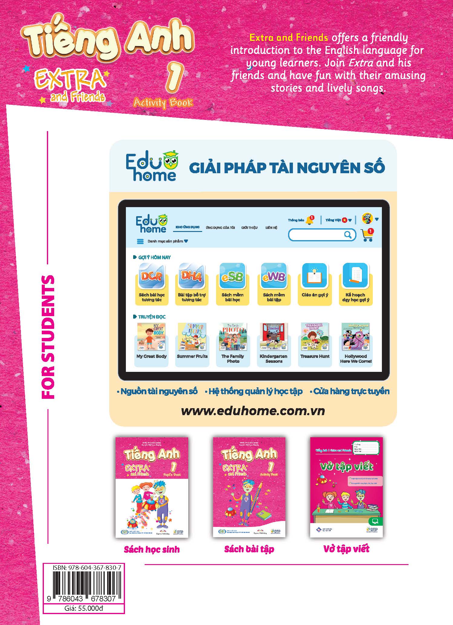 Tiếng Anh 1 Extra and Friends - Activity book (Sách bài tập)