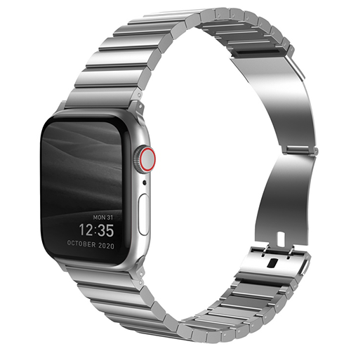 Dây Đeo UNIQ Strova Steel Link Band dành cho AppleWatch 44/42MM - Hàng Chính Hãng