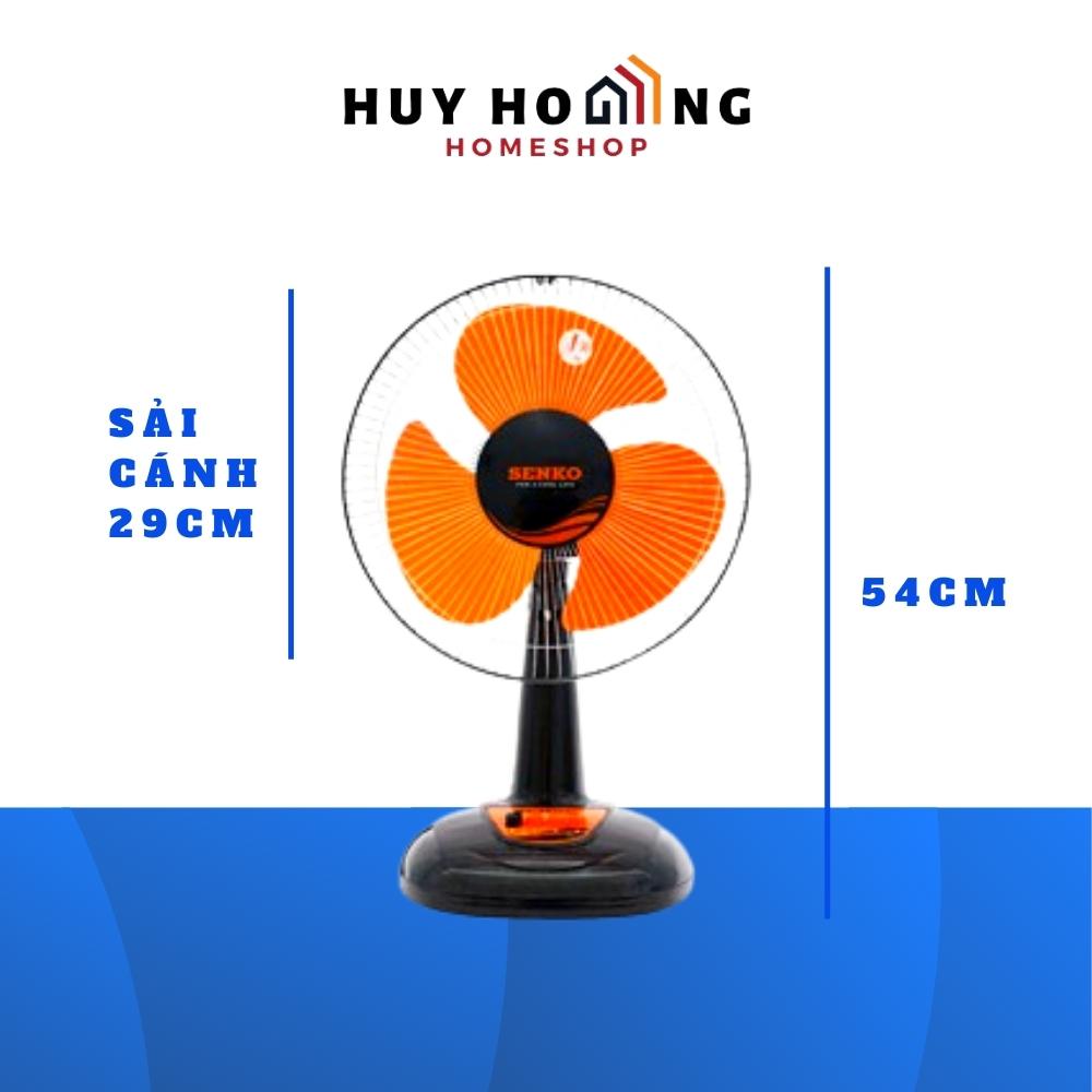 Quạt bàn Senko BX1212 Lồng mạ crom ( Màu ngẫu nhiên) - Hàng chính hãng