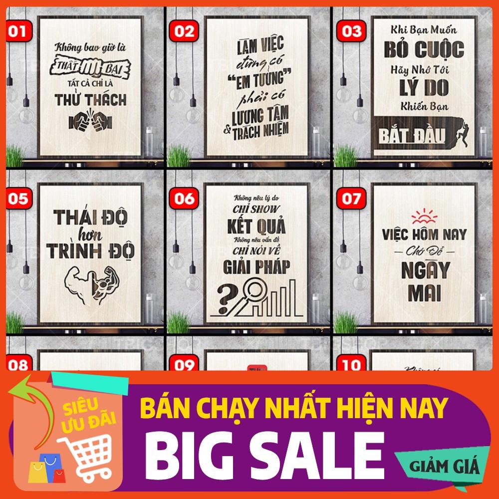 Tranh gỗ tạo động lực theo yêu cầu