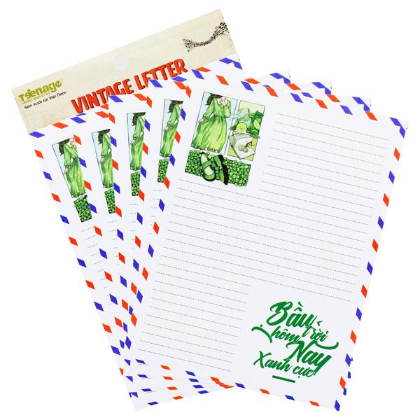 Vintage Letter - Teenage VL-10 (5 Cái/Túi)