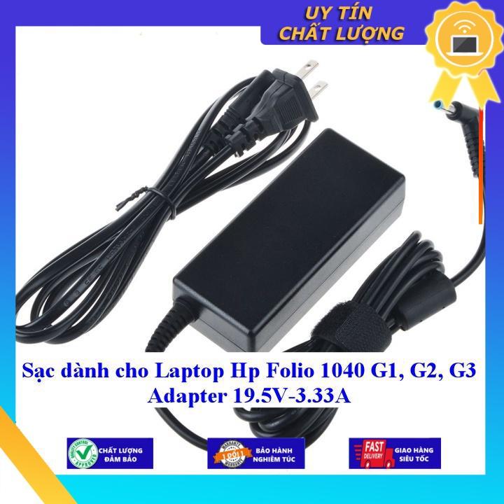 Sạc dùng cho Laptop Hp Folio 1040 G1 G2 G3 Adapter 19.5V-3.33A - Hàng chính hãng MIAC433