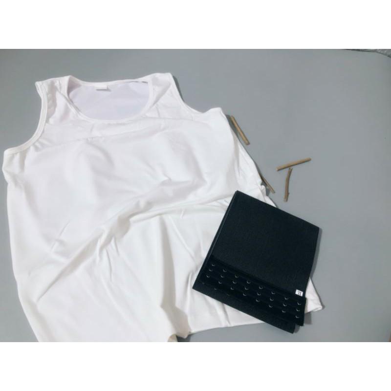 Áo nịt ngực ba lỗ dài Tomboy Sb Trans - Combo 2 Áo