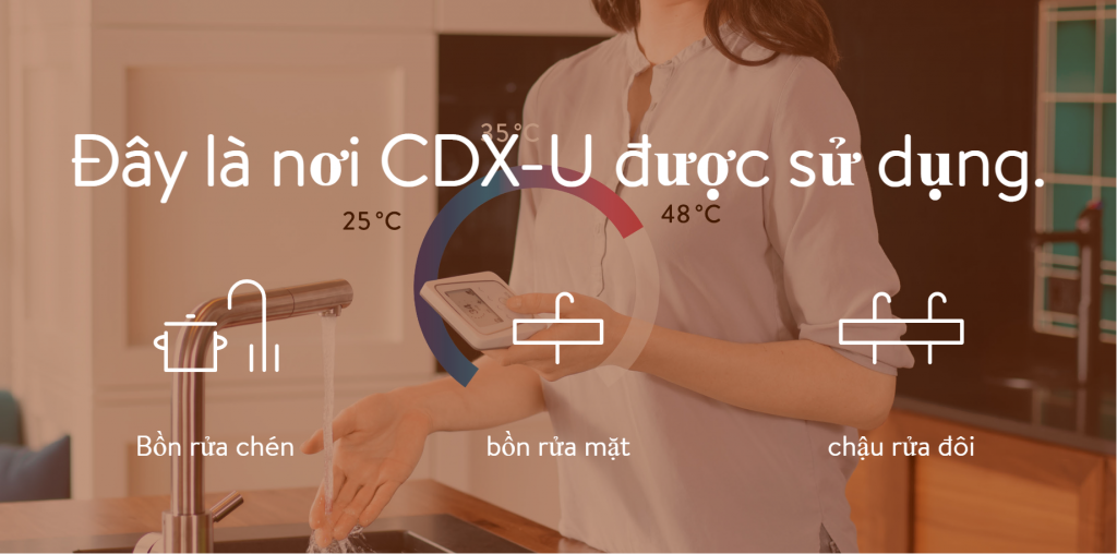 Máy Làm Nước Nóng Tức Thì CLAGE E-compact CDX-U, Chống Giật, Điều Khiển Thông Minh Làm Nước Nóng Trực Tiếp - Hàng Chính Hãng