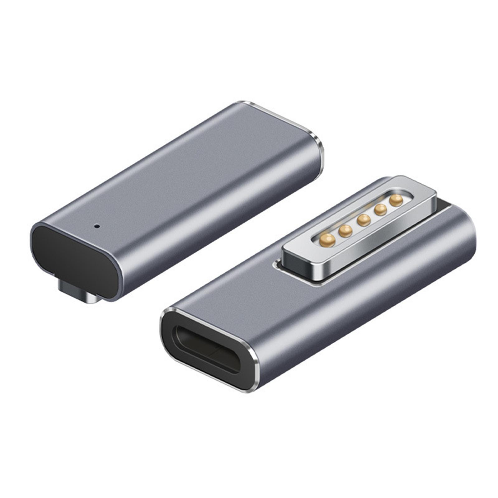 PD Quick Charge Adapter Replacement for MacBook's's's Pro Air PD 100W T-Head Magnetic Magsaf2 Connector USB C Adapter Charger Connector Support