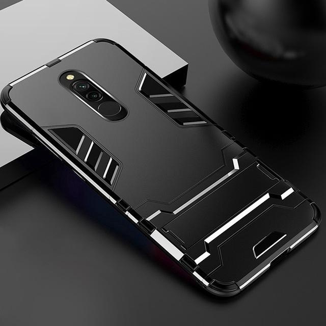 Ốp điện thoại cứng mỏng có đế đỡ chống sốc cho Xiaomi Redmi 8A Redmi8