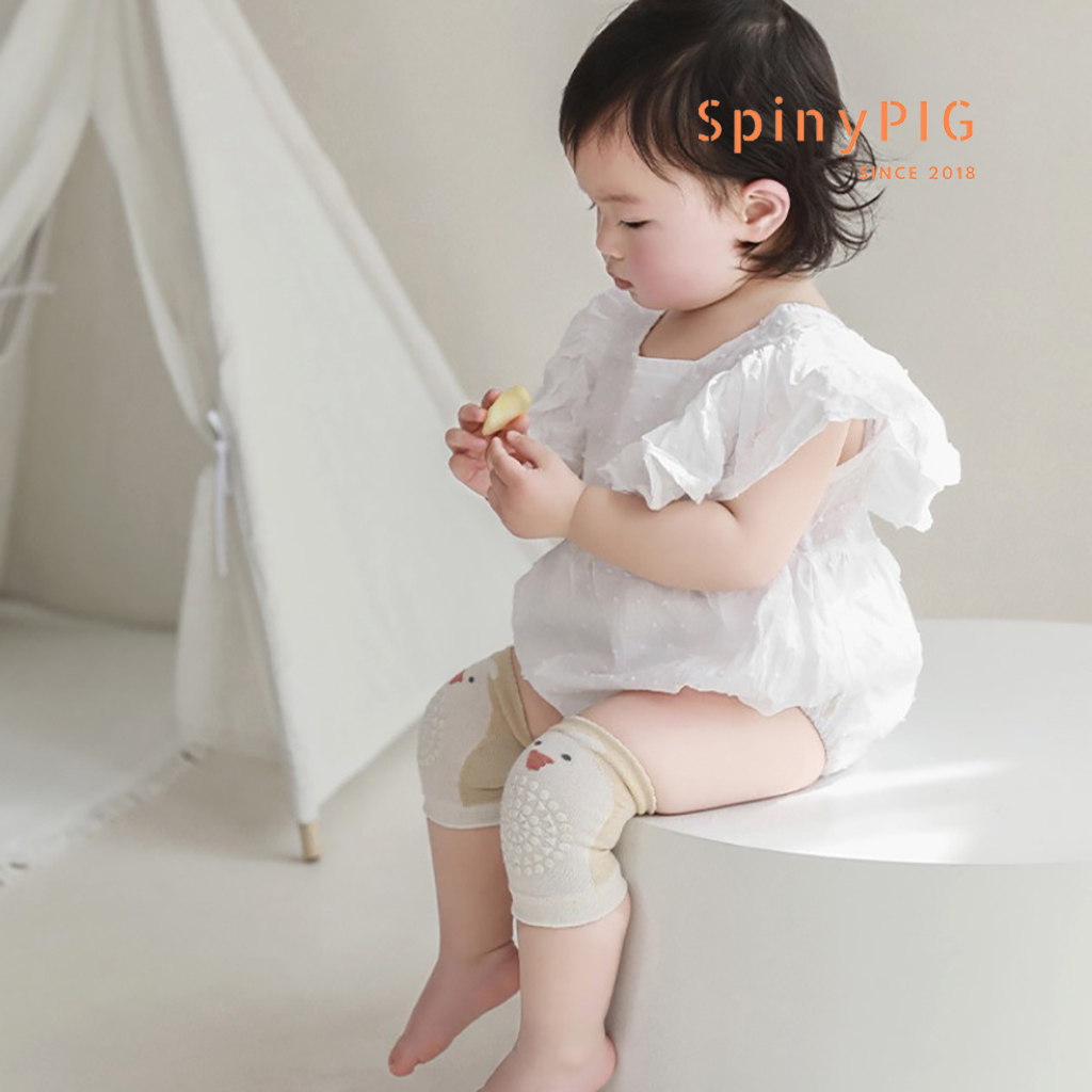 Tất bảo vệ đầu gối cho bé tập bò tập đi chống trượt chất liệu cotton mềm mại hàng loại dày