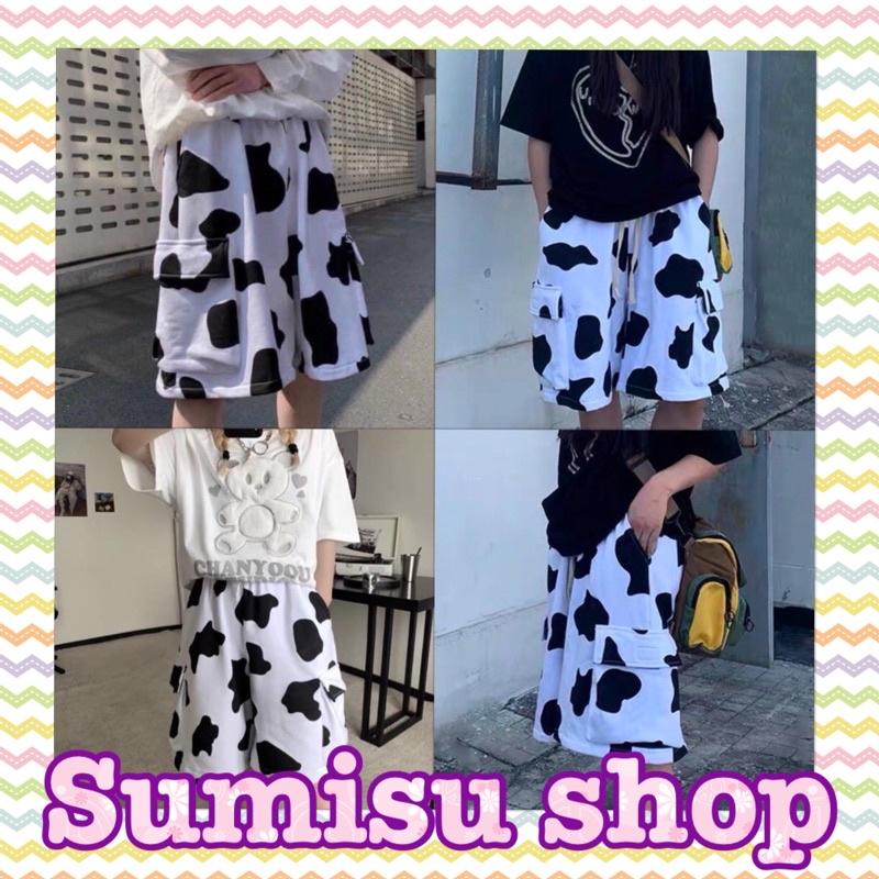 Quần thun bò sữa lửng nam, nữ thun cotton ma1242 sumisu shop