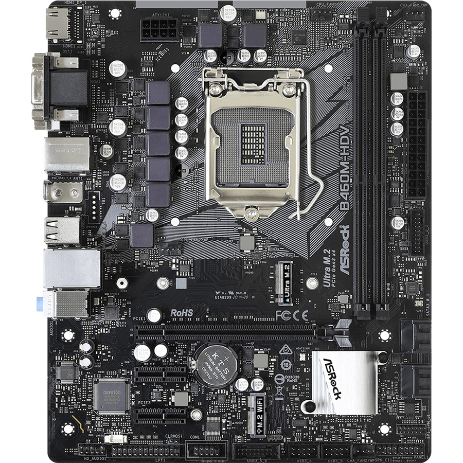 Bo Mạch Chủ Mainboard ASRock B460M-HDV - Hàng Chính Hãng