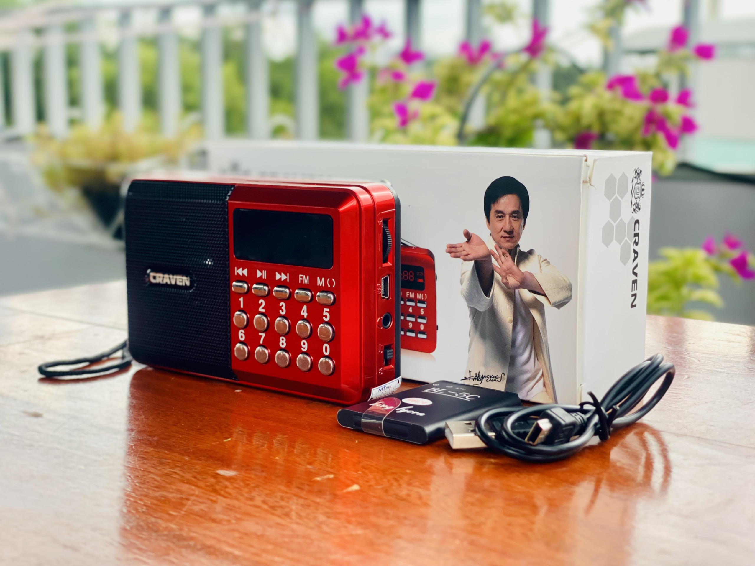 Đài Radion FM Craven CR26 Nghe Nhạc MP3, Nghe Đài, Tích Hợp Đèn Led ,HÀNG CHÍNH HÃNG