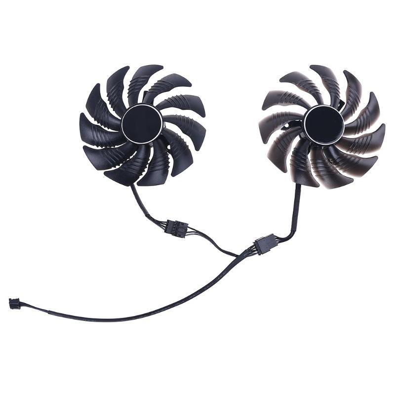 1 / 2 Quạt Tản Nhiệt 88mm T129215Su 4pin Cho Gigabyte Geforce Gtx1060 1650 1070 Gtx 1050ti Gtx 960 Rx570 Rx470S Thẻ Đồ Họa