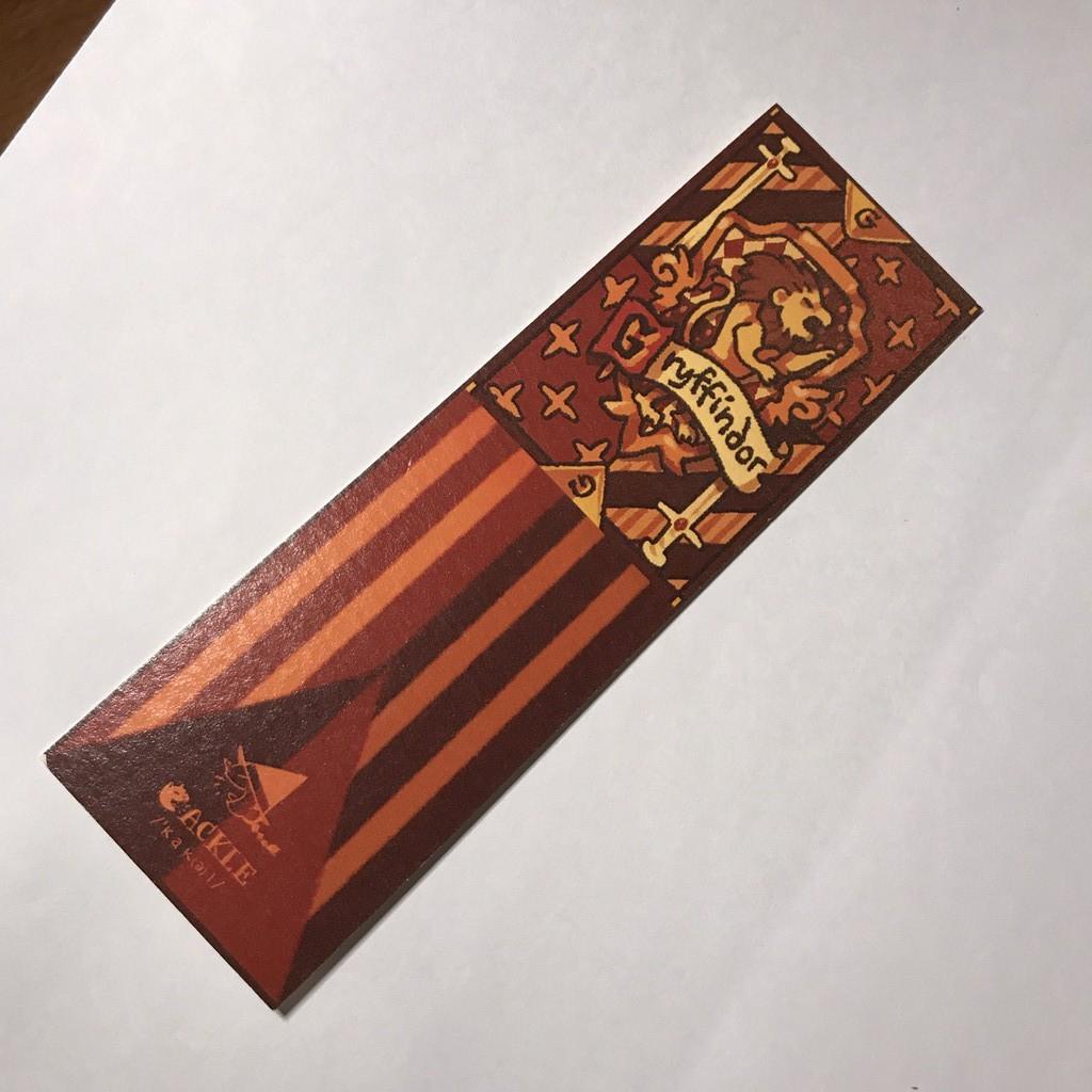 Kẹp sách 4 Nhà trường Hogward Harry Potter l Zip A1 l Bookmark 4 Houses